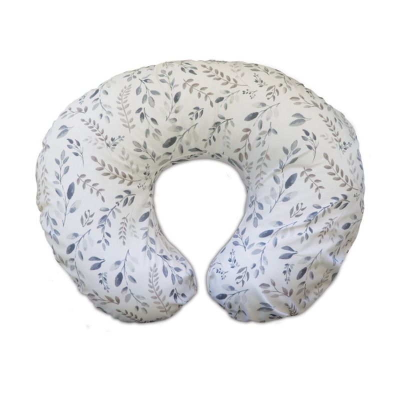 Photo 1 of Boppy Nursing Pillow Original Support, Gray Taupe Leaves

