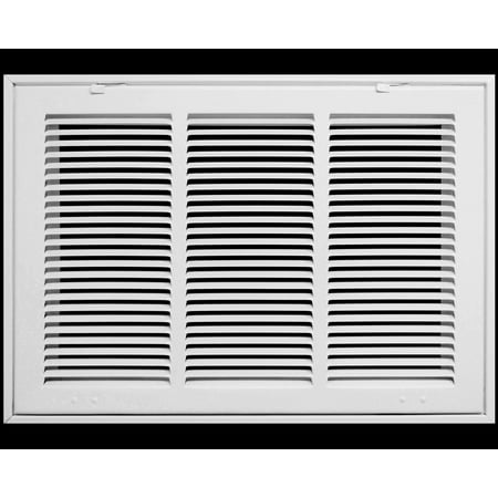 Photo 1 of 18 X 10 Steel Return Air Filter Grille for 1 Filter Fixed Hinged
