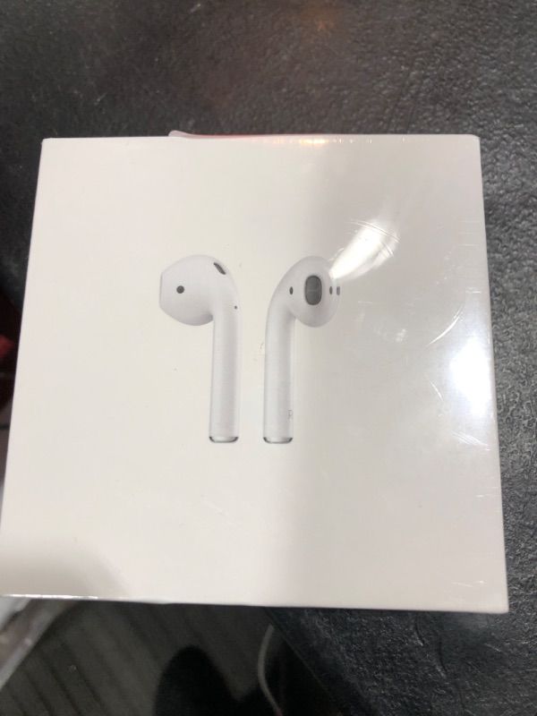 Photo 2 of Apple AirPods (2nd Generation) MV7N2AM/a with Charging Case - Stereo - Wireless - Bluetooth - Earbud - Binaural - in-ear