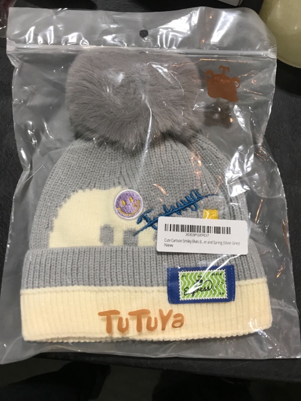 Photo 1 of baby gray beanie 