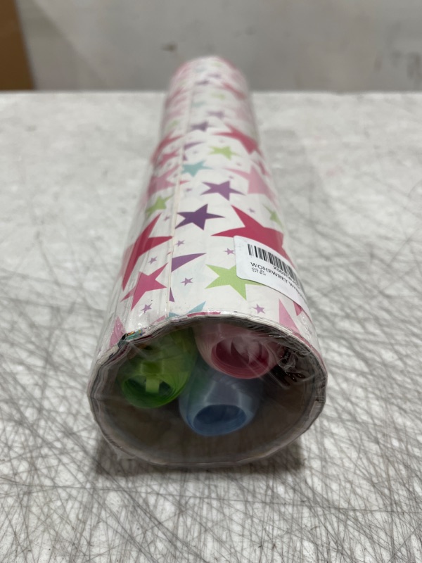 Photo 2 of Birthday Wrapping Paper,30 Roll Happy Christmas Gift Wrap,Total Size 17IN x 68.9FT(100 sq. ft. ttl).Includes a variety of Kids Elements,Bows Provided,for Adults,Boys,Girls Thanksgiving Day Gifts