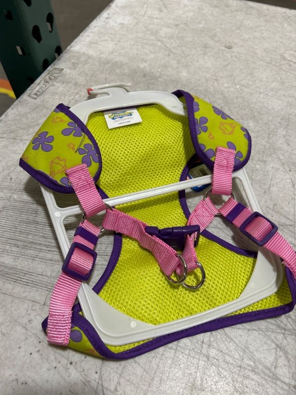 Photo 2 of SpongeBob SquarePants for Pets Patrick Dog Harness for Large Dogs | No Pull Dog Harness Vest with Green Body, Purple Flowers, and Pink Straps | Soft and Comfortable SpongeBob Dog Harness Patrick Large