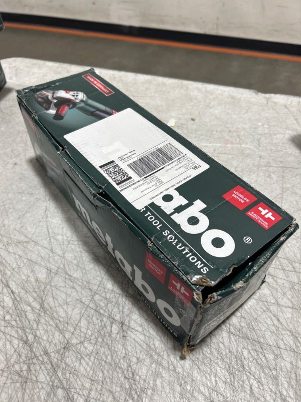 Photo 2 of Metabo - 5" Variable Speed Angle Grinder - 2, 800-9, 600 Rpm - 13.5 Amp W/Electronics, High Torque, Lock-On (600562420 15-125 HT), Concrete Renovation Grinders/ Surface Prep Kits/ Cutting