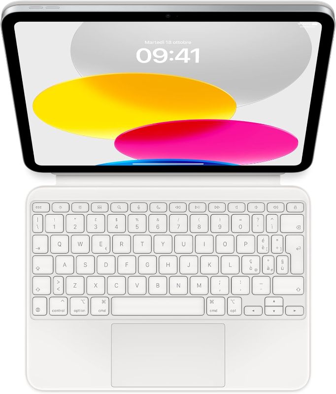 Photo 1 of Apple Magic Keyboard Folio White for iPad 10a Gen Ita
