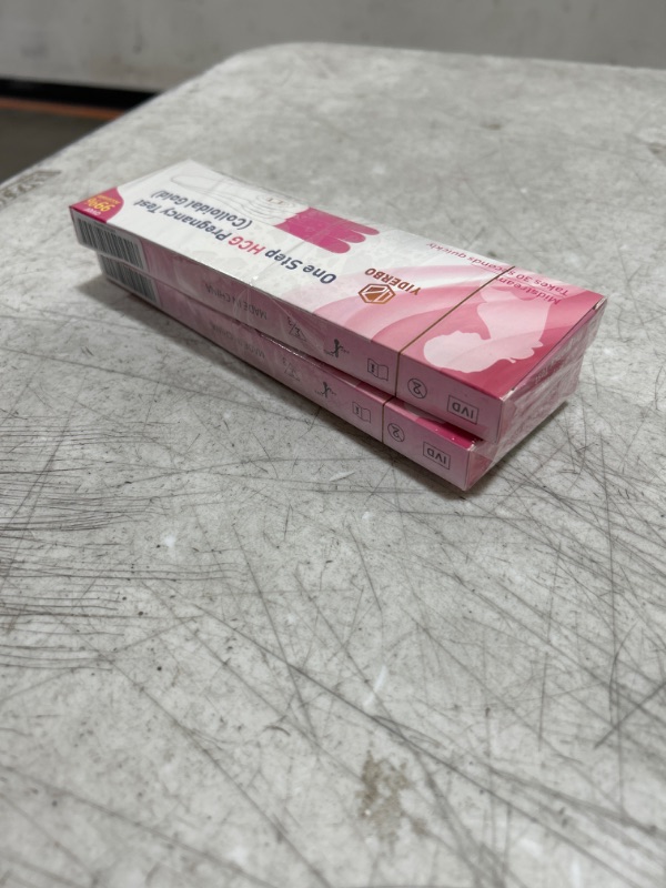 Photo 1 of 2 PACK - HCG Pregnancy Tests 1 Test/Bag 3 Tests/Box, Woman Individually Sealed Early Pregnancy Home Detection Kits