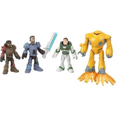 Photo 1 of Fisher-Price Imaginext Disney Pixar Lightyear Jr. Zap Patrol Figures 4pk