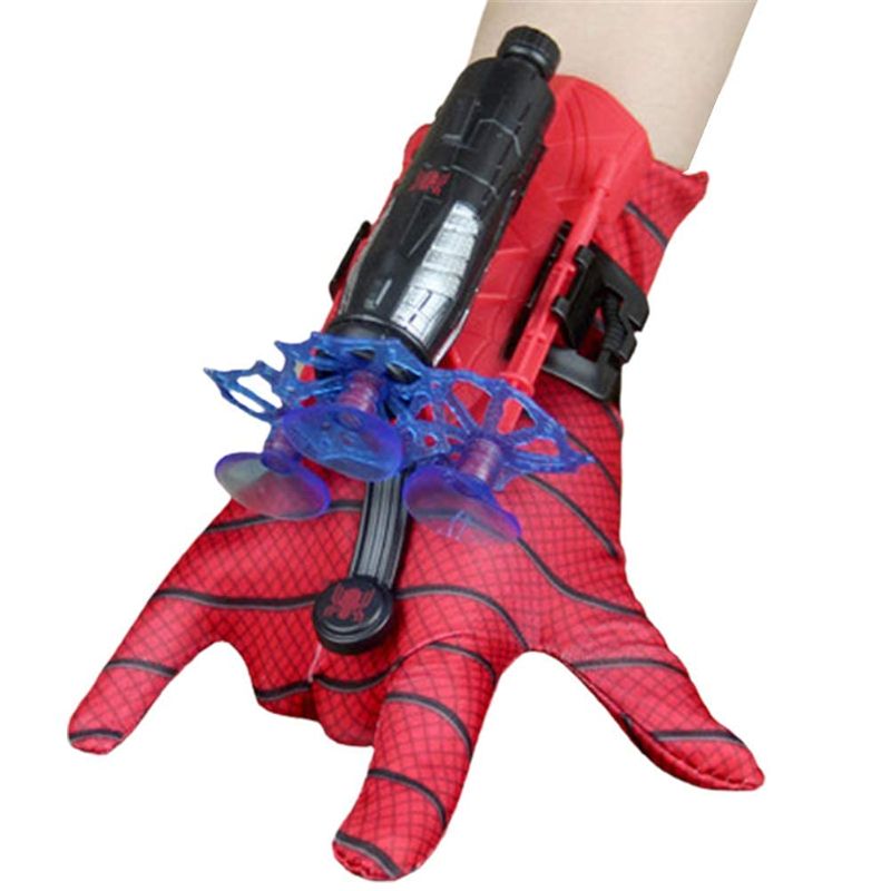 Photo 1 of allflash Spider Gloves Man Web Shooter for Kids, Launcher Spider Kids Plastic Cosplay Glove Hero Movie Launcher Wrist Toy Set Funny Decorate Children Funny Educational Toys