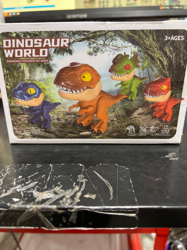 Photo 2 of Enfudid Dinosaur Toys Set 4 Pack Creative Dinosaur Egg Toy Dinosaur Finger Biting Toy Interactive Game Toys, Great Dinosaur Gift Toy for Kids Boys 