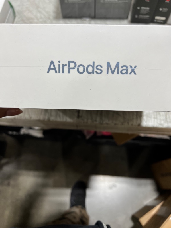 Photo 4 of Apple AirPods Max Wireless Over-Ear Headphones. Active Noise Cancelling, Transparency Mode, Spatial Audio, Digital Crown for Volume Control. Bluetooth Headphones for iPhone - Sky Blue