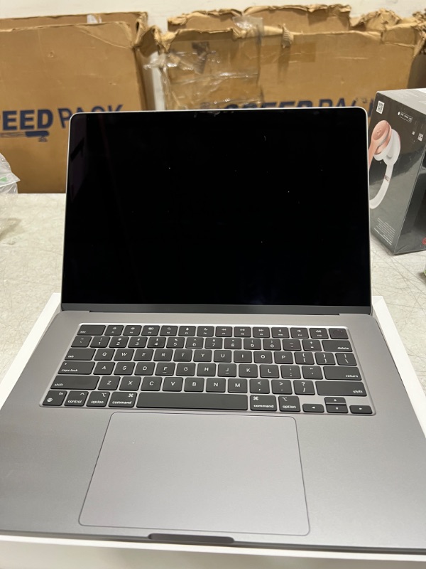 Photo 4 of Apple 2023 MacBook Air Laptop with M2 chip: 15.3-inch Liquid Retina Display, 8GB Unified Memory, 256GB SSD Storage, 1080p FaceTime HD Camera, Touch ID. Works with iPhone/iPad; Space Gray 8GB RAM Space Gray 256GB