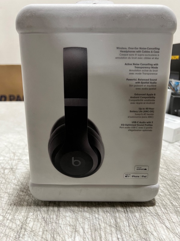 Photo 4 of Beats Studio Pro - Wireless Bluetooth Noise Cancelling Headphones - Personalized Spatial Audio, USB-C Lossless Audio, Apple & Android Compatibility, Up to 40 Hours Battery Life -Black Studio Pro W