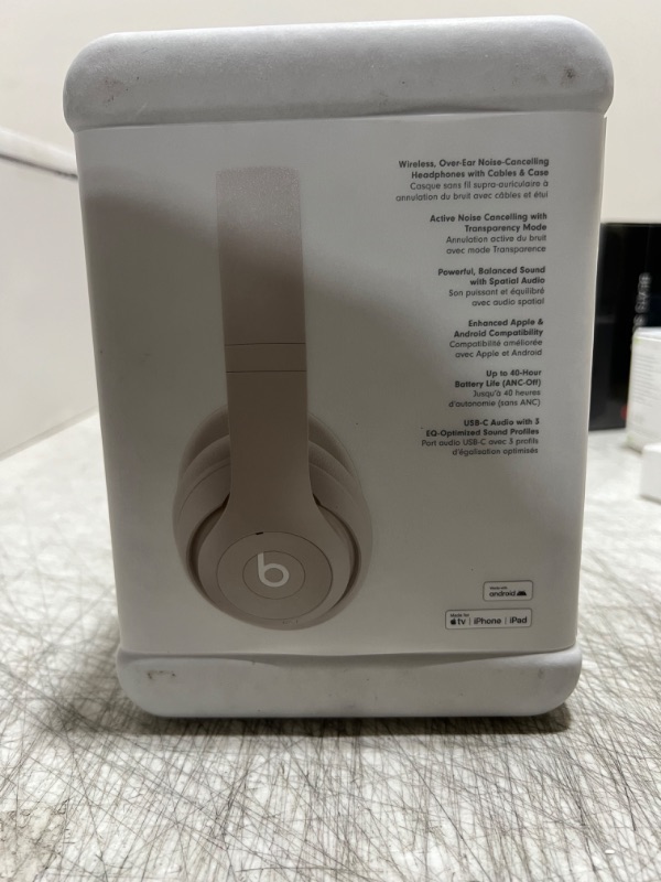 Photo 6 of Beats Studio Pro - Wireless Bluetooth Noise Cancelling Headphones - Personalized Spatial Audio, USB-C Lossless Audio, Apple & Android Compatibility, Up to 40 Hours Battery Life - Sandstone Sandstone Studio Pro 