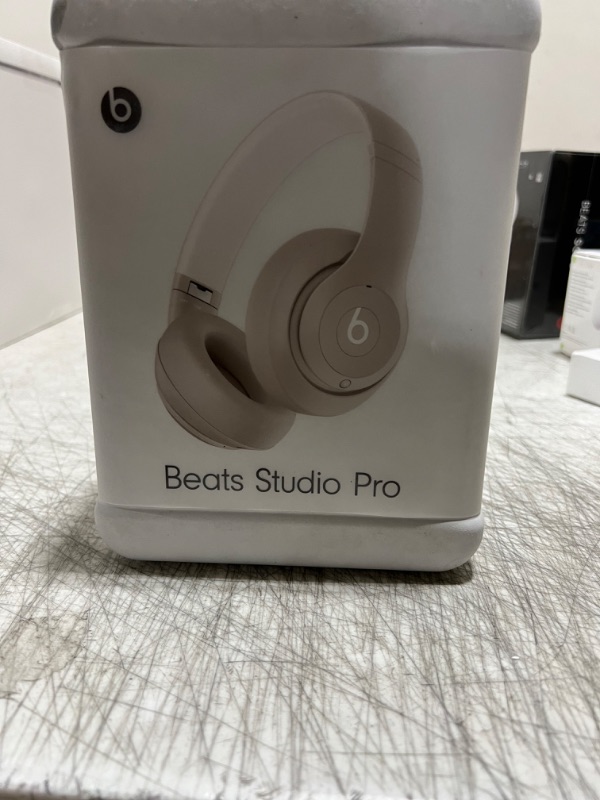 Photo 4 of Beats Studio Pro - Wireless Bluetooth Noise Cancelling Headphones - Personalized Spatial Audio, USB-C Lossless Audio, Apple & Android Compatibility, Up to 40 Hours Battery Life - Sandstone Sandstone Studio Pro 