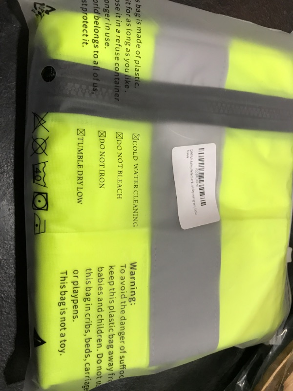 Photo 1 of DAKIYVN Safety Reflective Vest complies with ANSI 2 class Breathable Neon Vest Outdoor high visibility vest XXXL