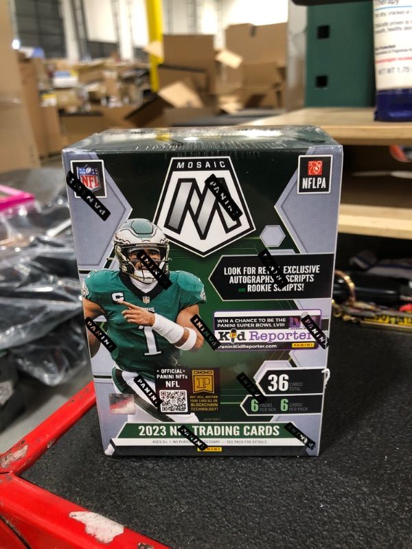 Photo 1 of 2023 Panini Mosaic Football Trading Card Blaster Box (36 Cards)