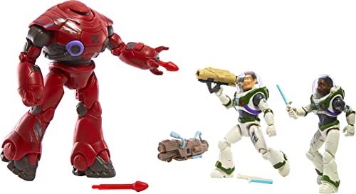 Photo 1 of Disney Pixar Toys, 3 Figure Set with Buzz Lightyear, Izzy and Zyclops Action Figures, Space Rangers Vs Zyclops, Collectible Gifts [Amazon Exclusive]
