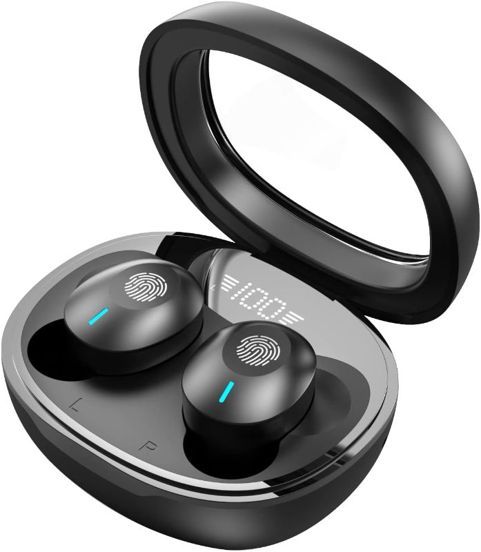 Photo 1 of ibxShow Headphones Wireless Bluetooth True Wireless Earbuds LED Power Display Earphones with Wireless Charging Case IPX5 Waterproof in-Ear Earbuds
