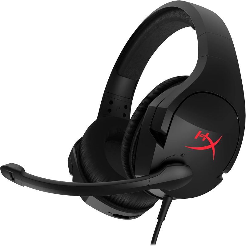 Photo 1 of HyperX Cloud Stinger – Gaming Headset, Lightweight, Comfortable Memory Foam, Swivel to Mute Noise-Cancellation Mic, Works on PC, PS4, PS5, Xbox One, Xbox Series X|S and Mobile,Black
