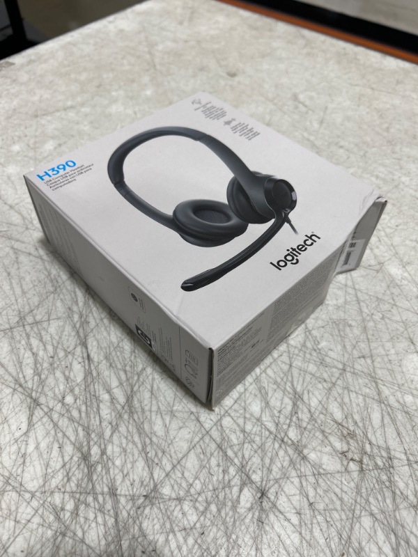 Photo 2 of Logitech New h390 USB Headset with noisecanceling Microphone • Bulk Packaging • 5.8 Ounce 