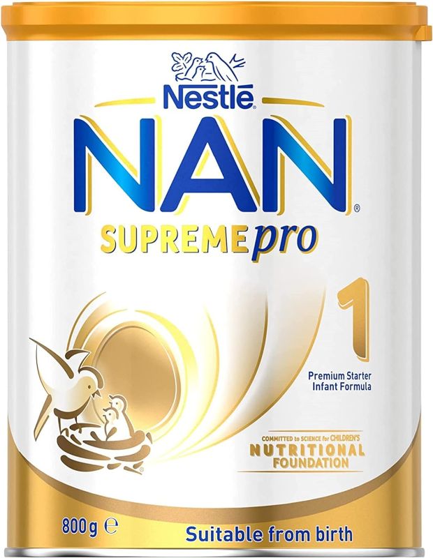 Photo 2 of BB 5 - 18 - 24- Nestlé NAN SUPREMEpro 1, Premium Baby Formula, Newborn to 12 Months – 800g
