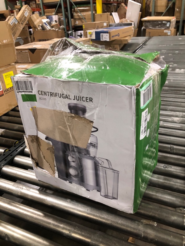 Photo 3 of 1300W GDOR Juicer Machines with Larger 3.2” Feed Chute, Titanium Enhanced Cut Disc Centrifugal Juice Extractor, Full Copper Motor Heavy Duty, for Whole Fruits, Veggies, Dual Speeds, BPA-Free, Silver