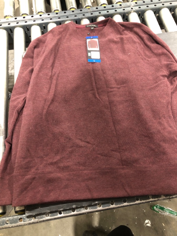 Photo 1 of bananas republic men crew pullover maroon LARGE