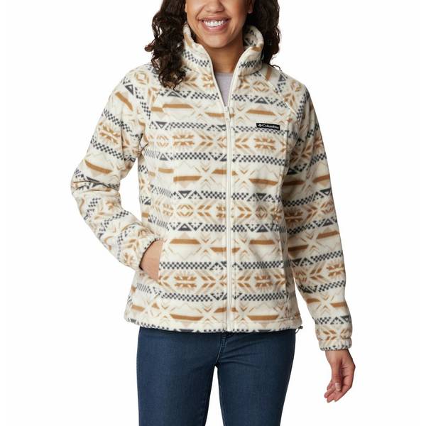 Photo 1 of Columbia Women's Benton Springs Printed Full Zip Fleece Jacket XXL
