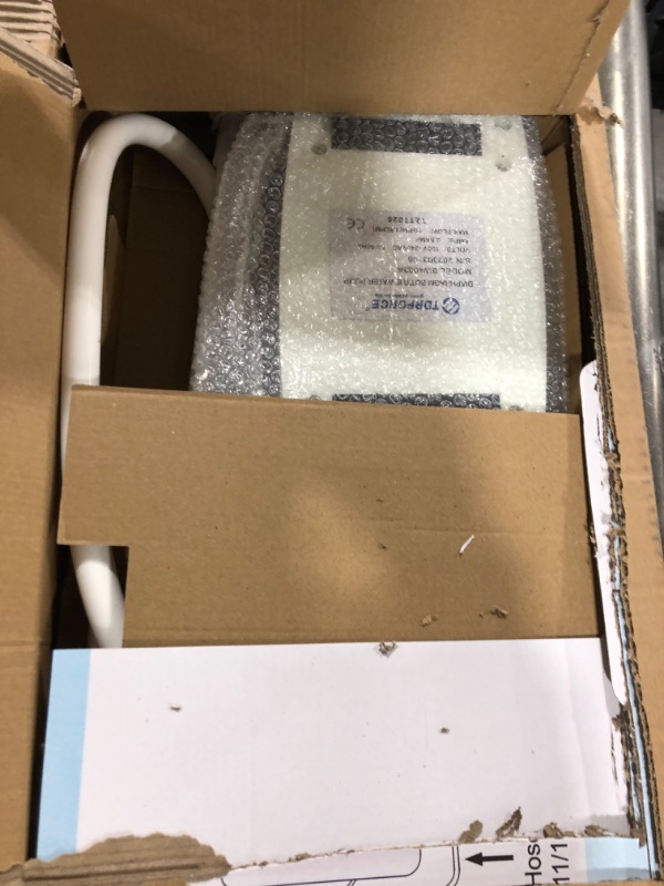 Photo 1 of FlowFluid Bottled Drinking Water Pump System Single-Tube Power 25W, Bottled Water Dispensing 2.5L Flow Electric Water Pump for 5 Gallon Bottle Water for Coffee,Refrigerators,Ice Maker,Faucet New Single Inlet