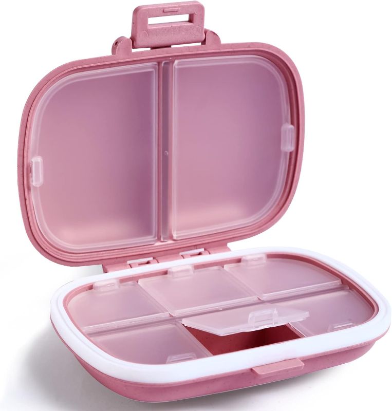 Photo 1 of 1 pack travel organizer for pills Container pink