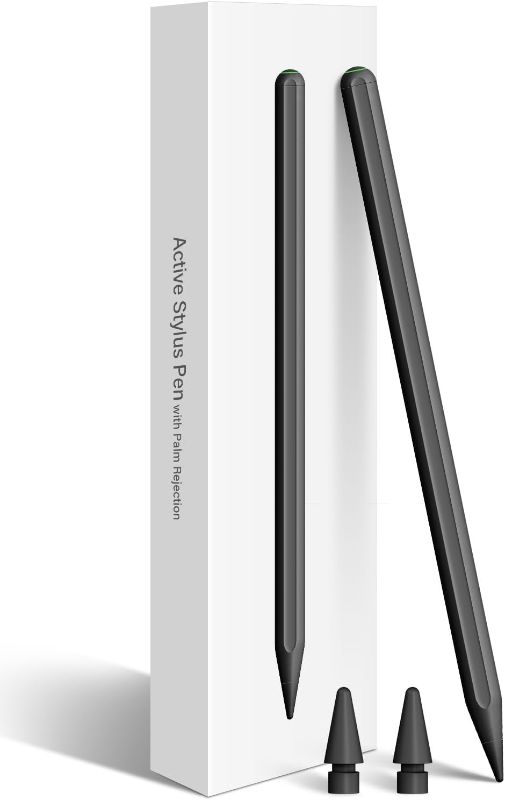 Photo 1 of 2nd Generation Stylus Pen for iPad with Wireless Charging,Palm Rejection,Digital Display,Compatible with Apple iPad Mini 6,iPad Air 4/5,iPad Pro 11 inch1/2/3/4,iPad Pro 12.9 inch3/4/5/6-BLACK