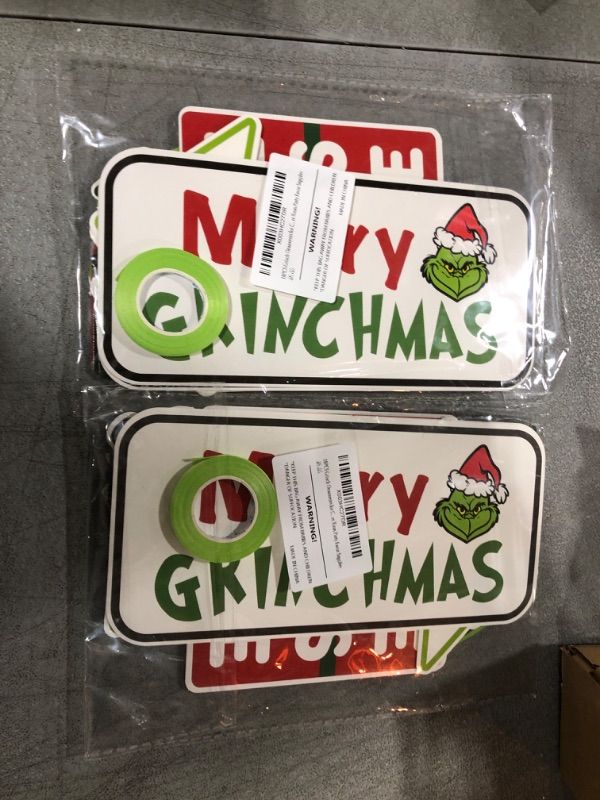 Photo 1 of 18PCS Grinchs Ornaments for Christmas Tree,Grinchs Tree Decor, Whoville Christmas Decorations Paper Hanging Ornaments for Winter Xmas Party Favor Supplies ( 2 pack )