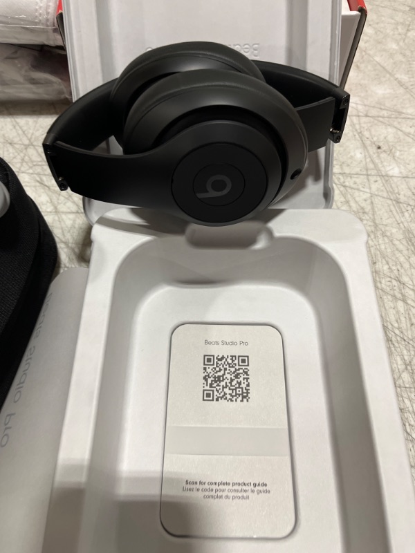 Photo 2 of Beats by Dr. Dre - Beats Studio Pro Wireless Noise Cancelling Over-the-Ear Headphones - open box for photos - sealed - 