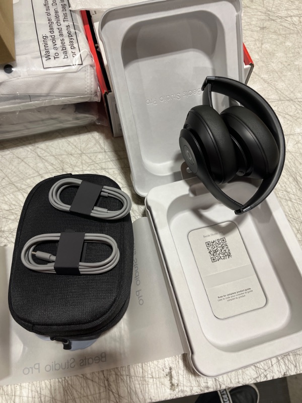 Photo 4 of Beats by Dr. Dre - Beats Studio Pro Wireless Noise Cancelling Over-the-Ear Headphones - open box for photos - sealed - 