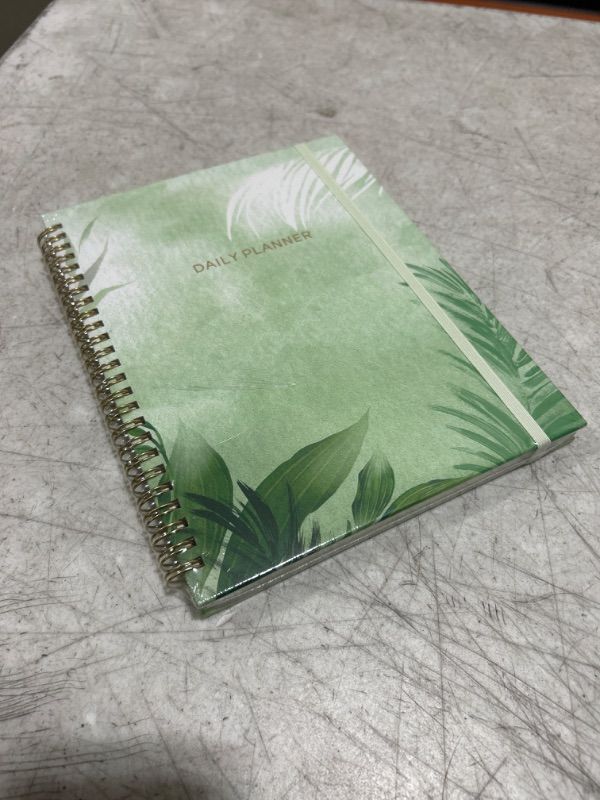 Photo 1 of Golden 4Rabbits Undated Daily Planner - 7x9" Daily Planner Notebook for Work & School - 75 Sheets Planner Notebook - To Do List Notebook - Palm Daily Task Planner Tear-off - Things To Do Notebook