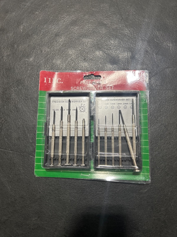 Photo 2 of 11PCS Mini Precision Screwdriver Set, XAQISHIRE Small Screwdriver Set for Repair Computer, Electronics, Toys, Watch