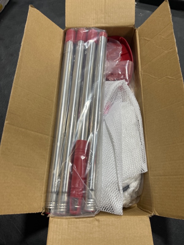 Photo 1 of 4 Pack Mop Head Replacement for O Cedar 1 Tank, Spin Mop Head Replace with 30-58" Mop Handle and Mop Base Compatible with O-Cedar EasyWring,Mop Refills Machine Washable(White,1 Tank) 4 Refills+1 Base+1 Handle(1 Tank System)