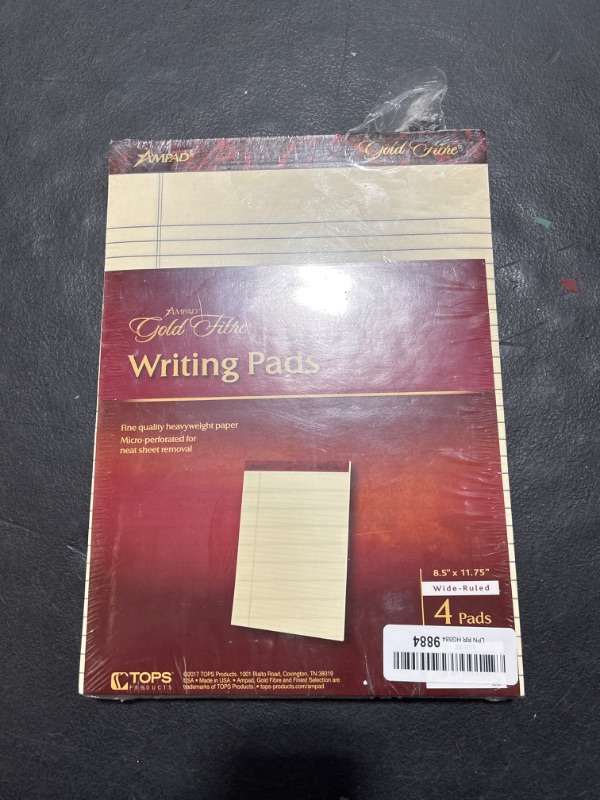 Photo 2 of Tops Gold Fibre Legal Rule Retro Writing Pads