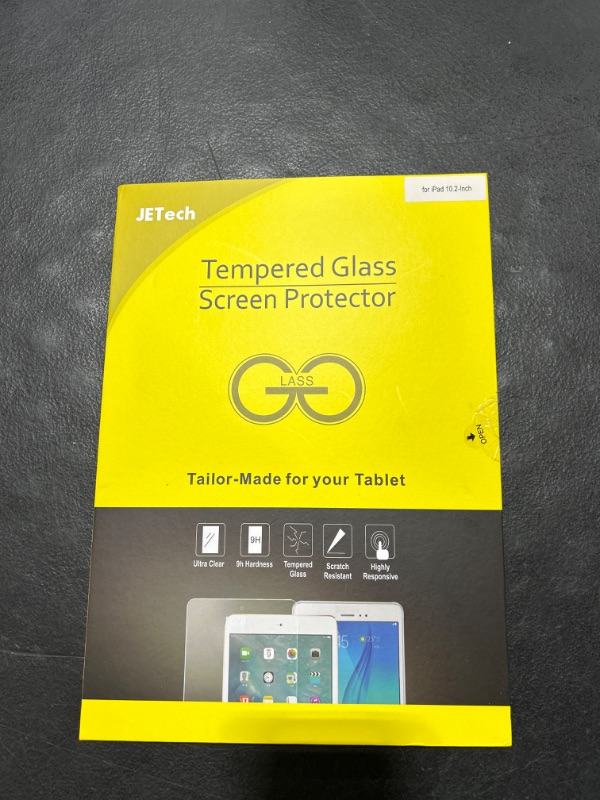 Photo 1 of JETech TEMPERED GLASS SCREEN PROTECTOR FOR iPADC 10.2IN