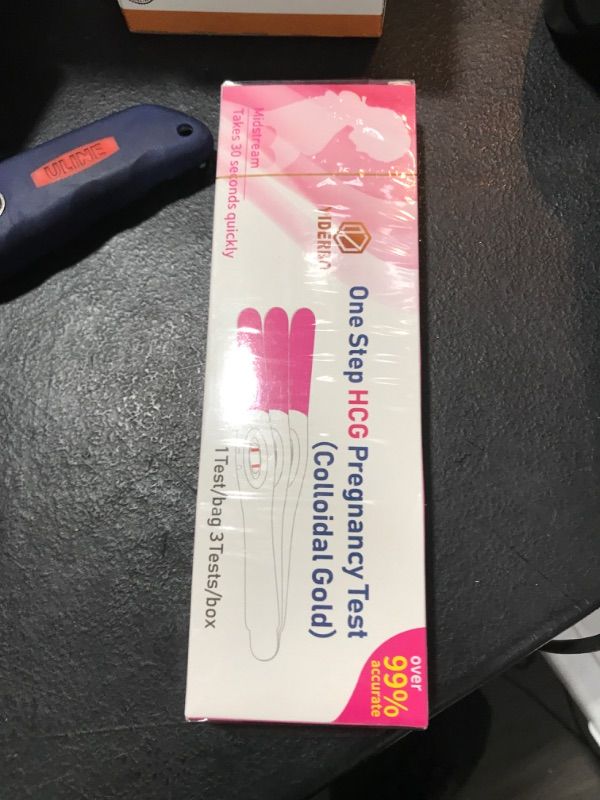 Photo 1 of pregnancy Tests 1 Test/Bag 3 Tests/Box, Woman Individually Sealed Early Pregnancy Home Detection Kits