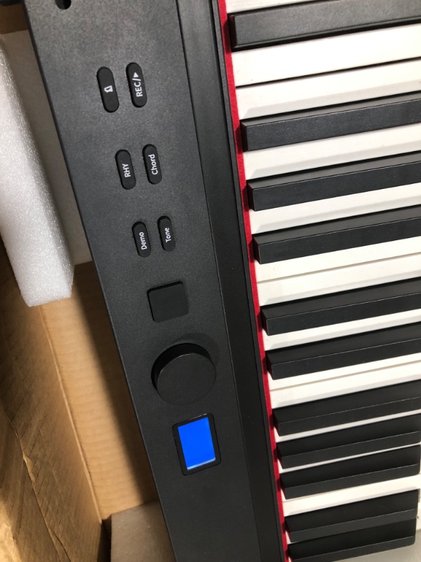 Photo 1 of 88 Key Weighted Keyboard Piano,Kmise Full Size Heavy Hammer Action Key Digital Piano with Music Stand Pedal MIDI Connecting for Professional Beginner