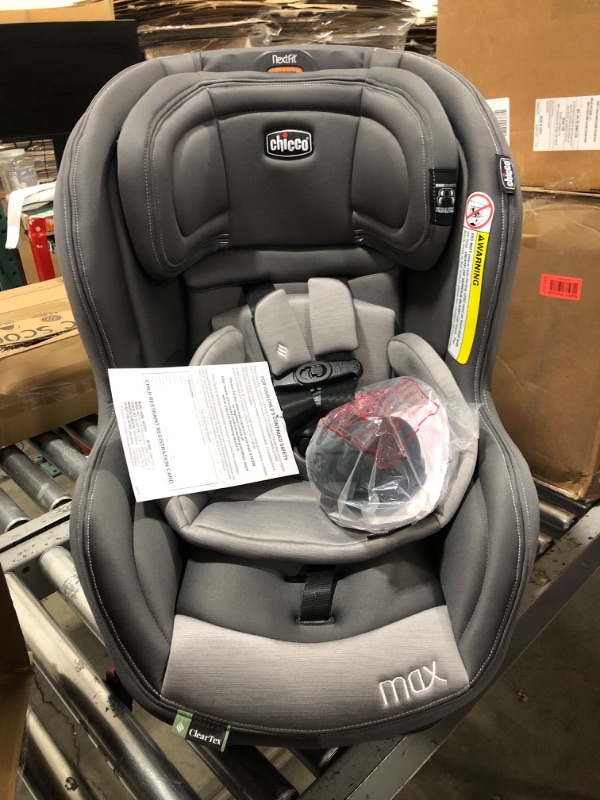 Photo 2 of Chicco NextFit Max ClearTex Convertible Car Seat| Rear-Facing Seat for Infants 12-40 lbs. | Forward-Facing Toddler Car Seat 25-65 lbs. | Baby Travel Gear | Cove/Grey Cove/Grey NextFit Max ClearTex