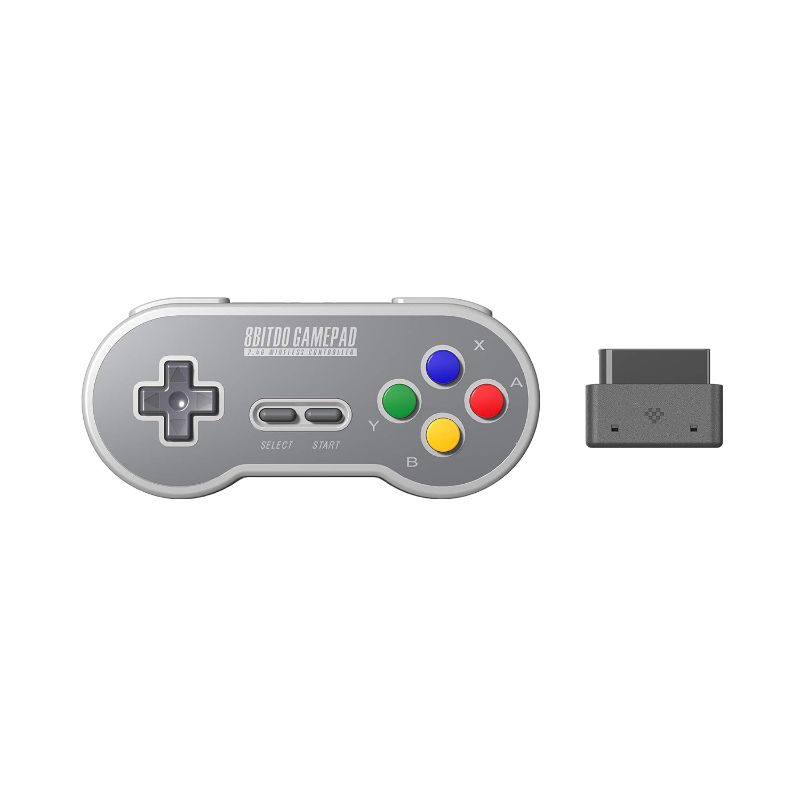 Photo 1 of 8Bitdo SN30 2.4G Wireless Gamepad for Original SNES/SFC (SF Edition) - Super NES for PC
