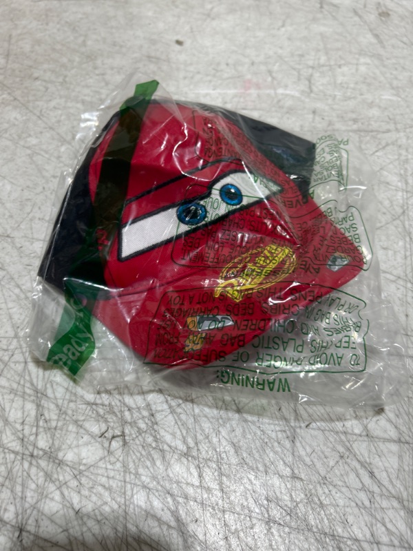 Photo 2 of Disney Boys' Little Baseball Hat, Lightning McQueen Adjustable Cap for Toddler 2-4 Or Kids Ages 4-7 2-4T Red