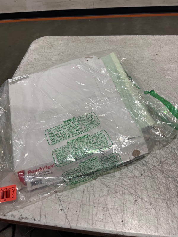 Photo 1 of Pendaflex Recycled Classification File Folders, 2 Dividers, 2" Embedded Fasteners, 2/5 Tab Cut, Letter Size, Light Green, Box of 10 (24076R) Light Green File Folder