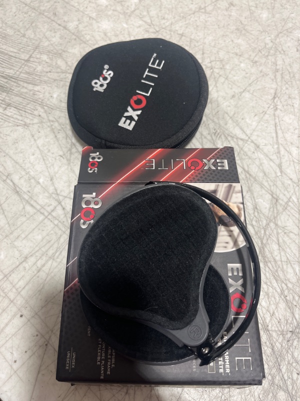 Photo 2 of 180s Unisex Exolite Ear Warmer Black