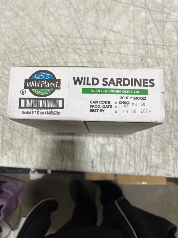 Photo 1 of 12 pack of wild sardines 