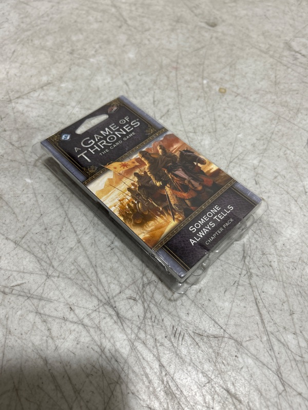 Photo 2 of A Game of Thrones LCG Second Edition: Someone Always Tells