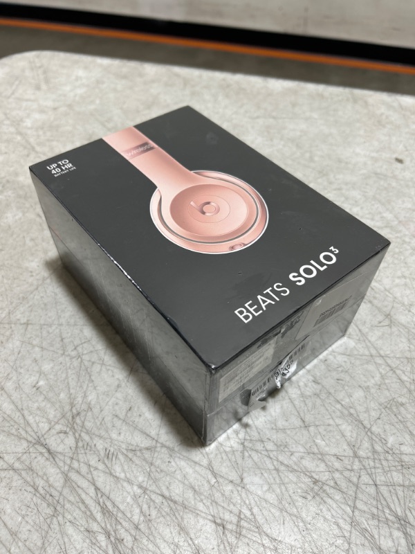 Photo 3 of Beats Solo3 Wireless On-Ear Headphones - Apple W1 Headphone Chip, Class 1 Bluetooth, 40 Hours of Listening Time, Built-in Microphone - Rose Gold (Latest Model)