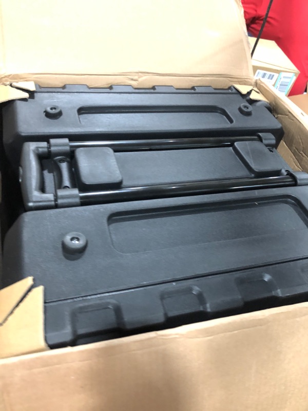 Photo 1 of Gator Cases Pro Series Rotationally Molded 8U Rolling Rack Case with 19" Depth, Tow Handle & Recessed Wheels; Made in USA (G-PROR-8U-19) 8U Rack Space - Rolling