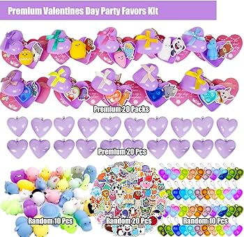 Photo 1 of 20 PACKS PREMIUM VALENTINE STRESS RELIEF GAMES PRIZES